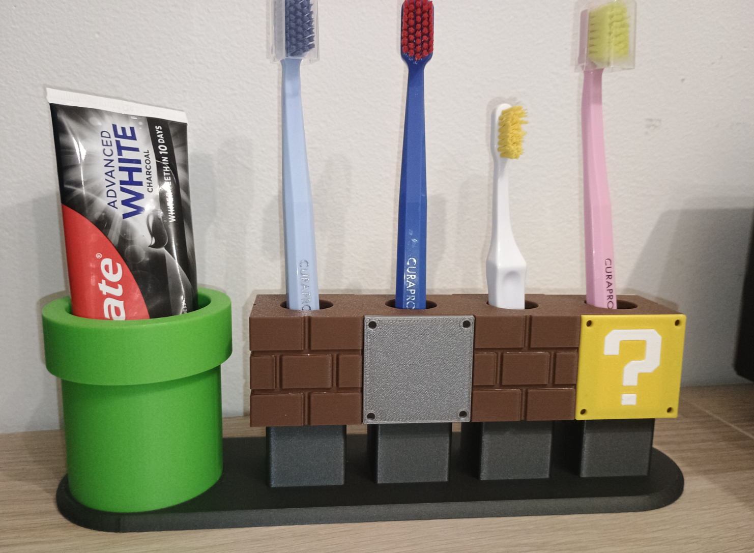 Soporte Cepillos Mario Bros