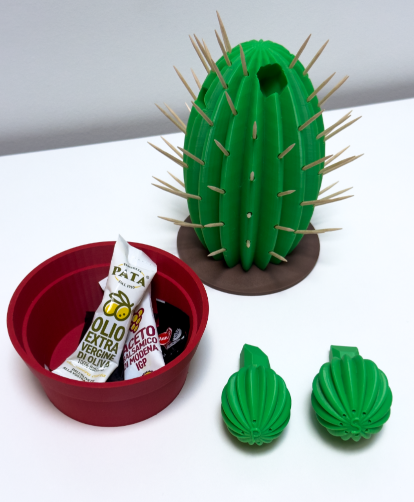 Cactus Mondadientes, salero y pimentero - Image 4