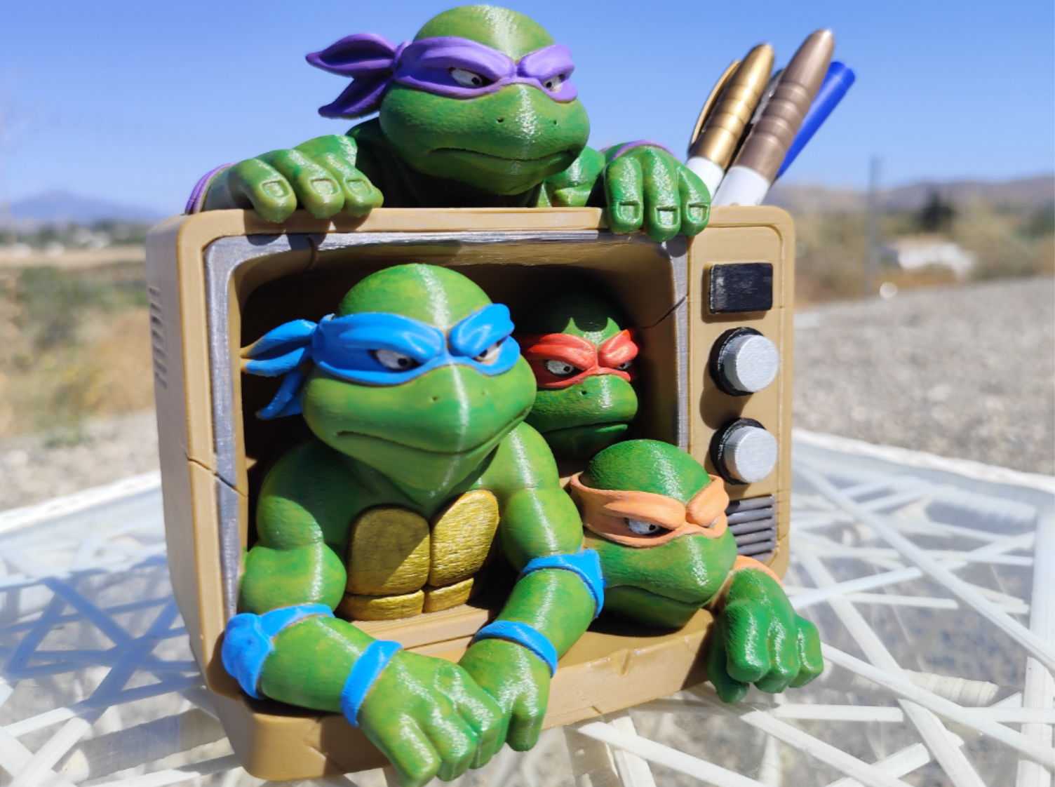 Portalapices Tortugas Ninja en TV